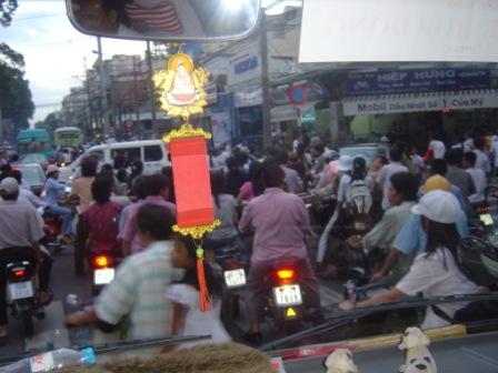 The trafic in Saigon