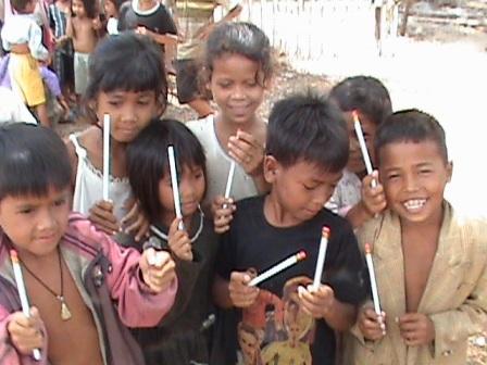 Gift Distribution in the village