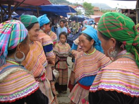 The market in Bac Ha 