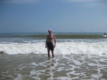 Erik at the beach