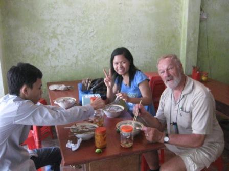 Minh, Hang and Henning 