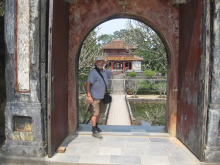 At Minh Mang mausoleum 